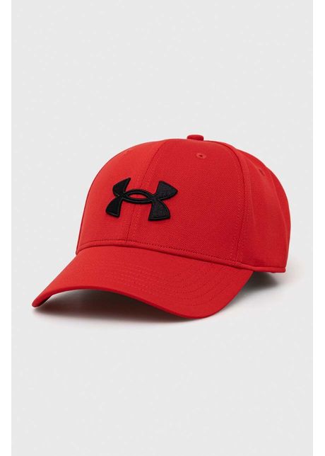 Under armour sapca blitzing culoarea rosu cu imprimeu 1376701