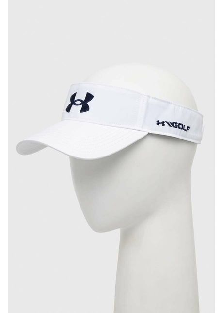 Under armour sapca cozoroc culoarea alb cu imprimeu
