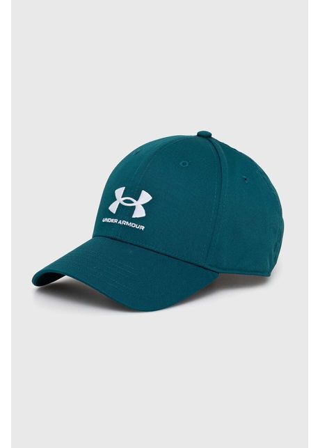 Under armour sapca culoarea turcoaz cu imprimeu