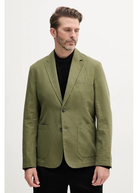 United colors of benetton blazer din amestec de in culoarea bej