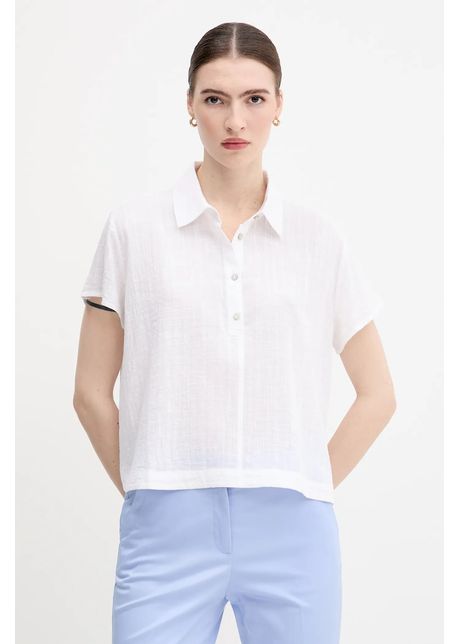 United colors of benetton bluz culoarea alb uni 5onvdq0bq
