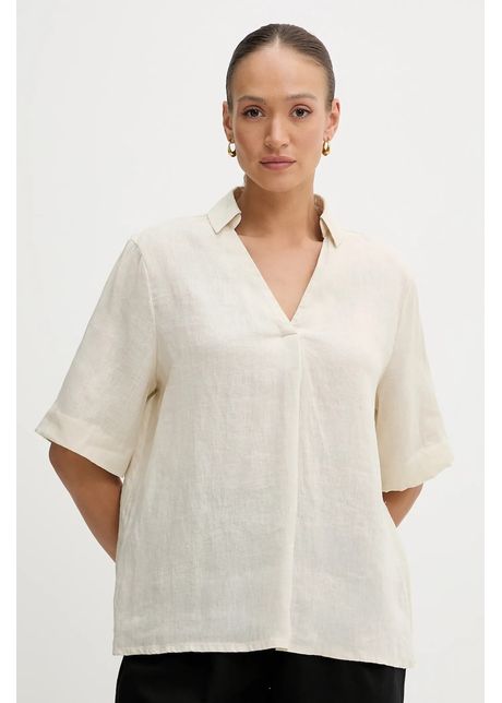 United colors of benetton bluz din in culoarea bej uni 5bmldq0b6