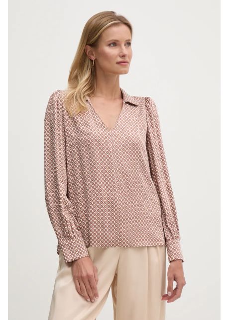 United colors of benetton bluza femei culoarea maro modelator 5jlldq0aa