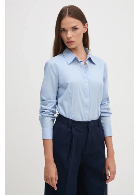 United colors of benetton camasa femei cu guler clasic regular