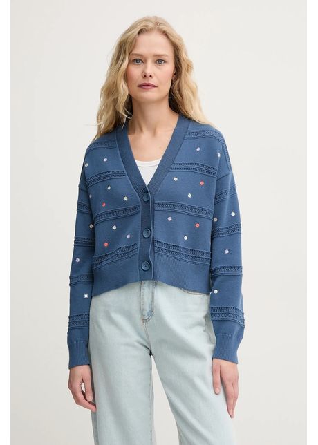 United colors of benetton cardigan din bumbac femei culoarea bleumarin 10c1e604w