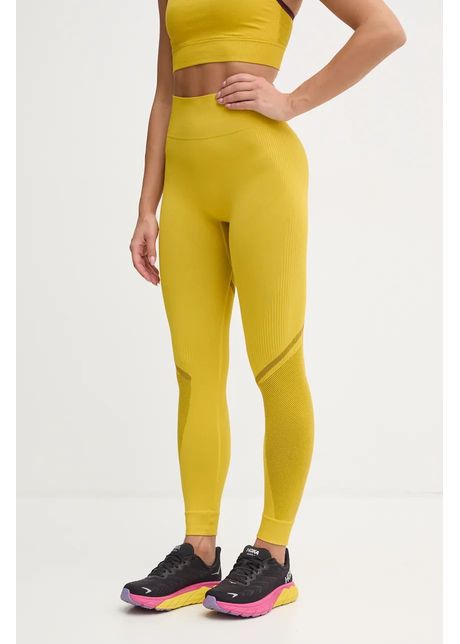 United colors of benetton colanti femei culoarea galben neted 189t3f00u