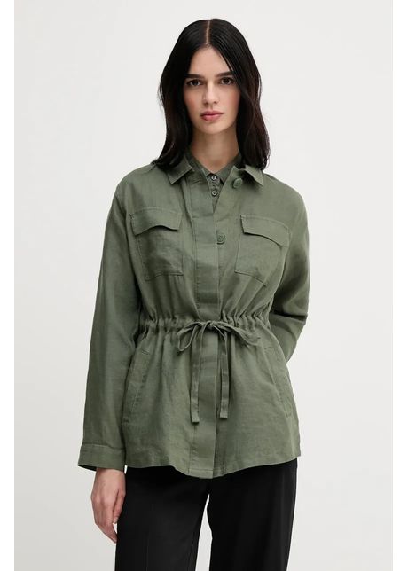 United colors of benetton geac de in culoarea verde de tranzitie 2aghdn07q