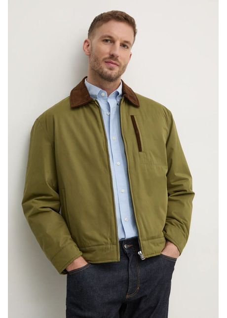 United colors of benetton geaca barbati culoarea verde de tranzitie 26uwun05t
