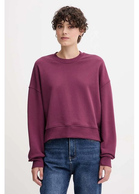 United Colors of Benetton hanorac de bumbac culoarea bleumarin, cu imprimeu, 3UNID109A