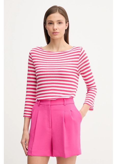 United Colors of Benetton longsleeve din amestec de in culoarea roz, 38O0D109X