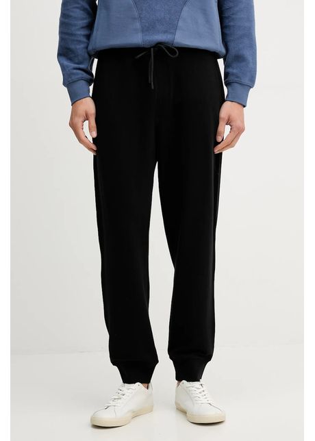 United Colors of Benetton pantaloni de trening din bumbac culoarea negru, uni, 342ZUF01B