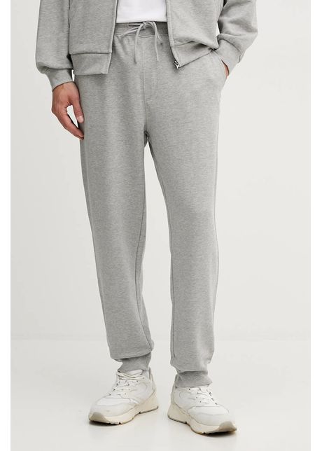 United Colors of Benetton pantaloni de trening din bumbac culoarea negru, uni, 342ZUF01B