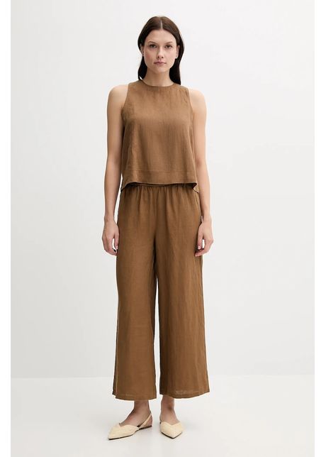 United colors of benetton pantaloni din in culoarea verde drept high waist 4aghdf09g