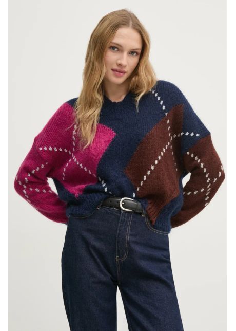 United colors of benetton pulover din amestec de lana femei 1142e4025