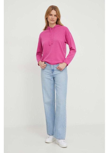 United colors of benetton pulover din amestec de lana femei culoarea roz light
