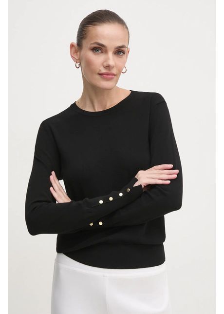United colors of benetton pulover femei culoarea negru light 104hd10cb