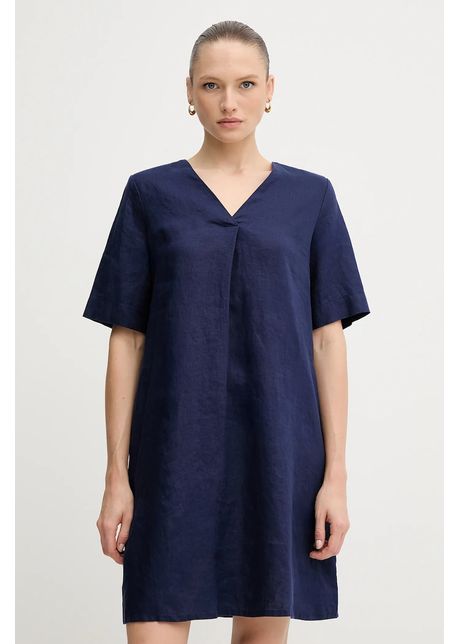 United colors of benetton rochie din in culoarea bleumarin mini oversize 4aghdv0b0