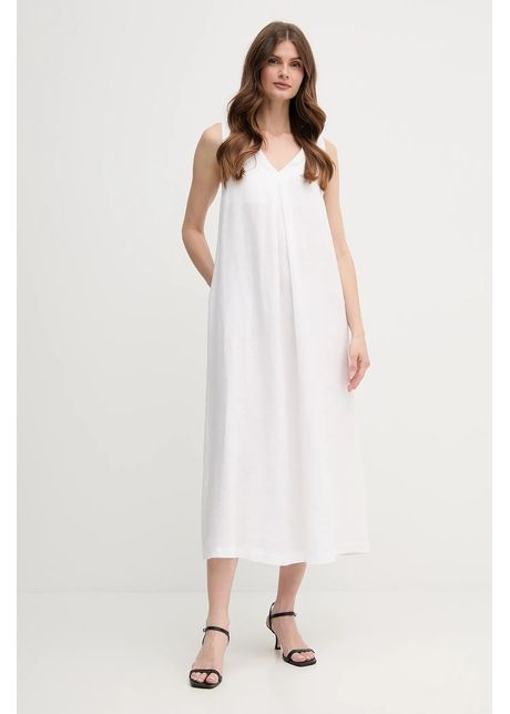 United colors of benetton rochie din in culoarea roz maxi evazat