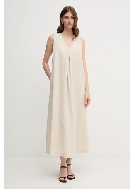 United colors of benetton rochie din in culoarea roz maxi evazat