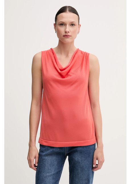 United colors of benetton top culoarea portocaliu 123vd10dd