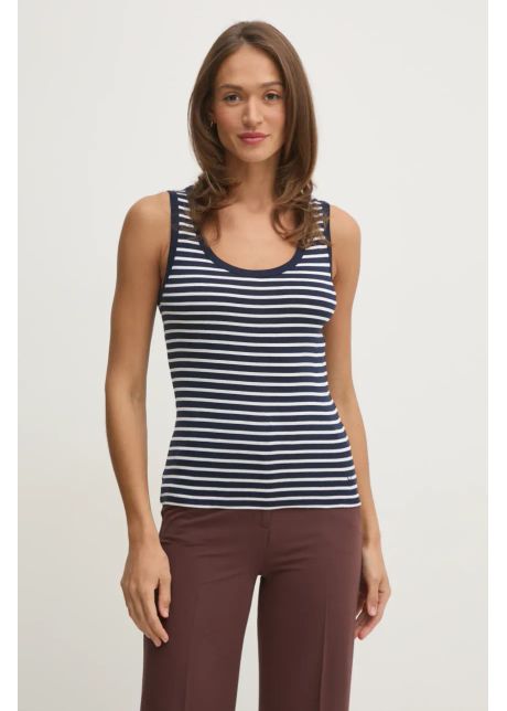 United colors of benetton top din bumbac culoarea albastru marin 30ysdh010