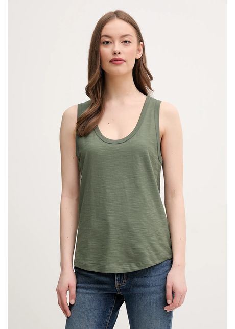 United colors of benetton top din bumbac culoarea verde 3bvxdh00z
