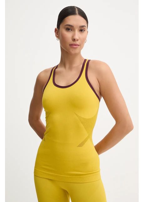 United colors of benetton top femei culoarea galben 189t3h00d