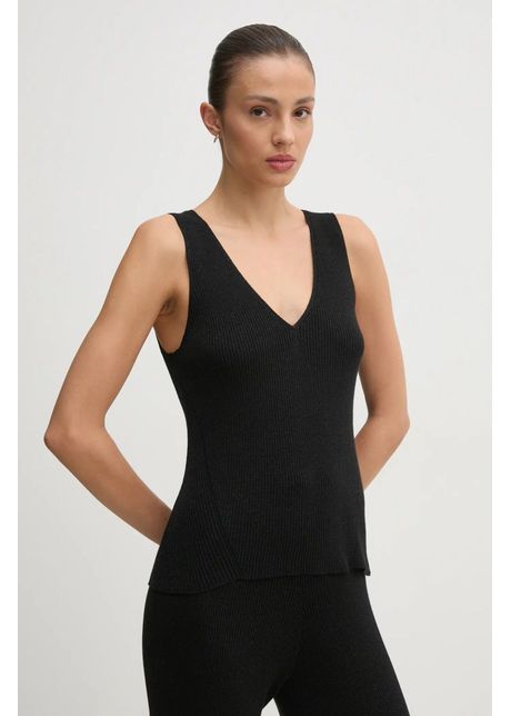 United colors of benetton top femei culoarea negru 1194dh016