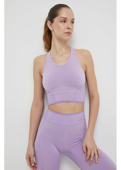 United colors of benetton top femei culoarea violet