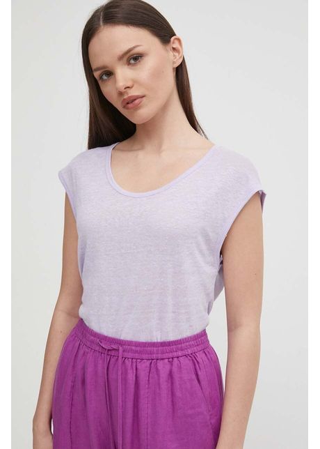 United colors of benetton tricou de in culoare violet