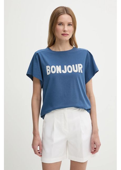United colors of benetton tricou din bumbac culoarea bleumarin 3lnsd109z