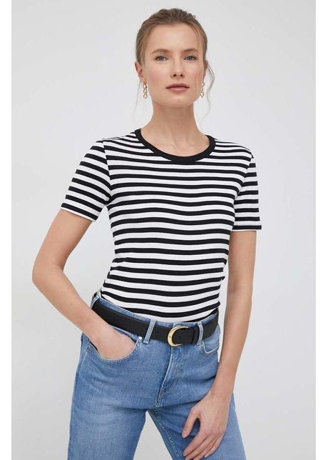 United colors of benetton tricou din bumbac culoarea negru