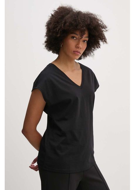 United colors of benetton tricou din bumbac femei culoarea negru 3eerd109c