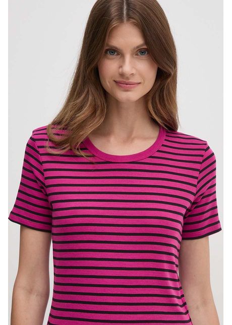 United colors of benetton tricou din bumbac femei culoarea roz 30yse16a0