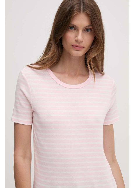 United colors of benetton tricou din bumbac femei culoarea roz 30yse16a0