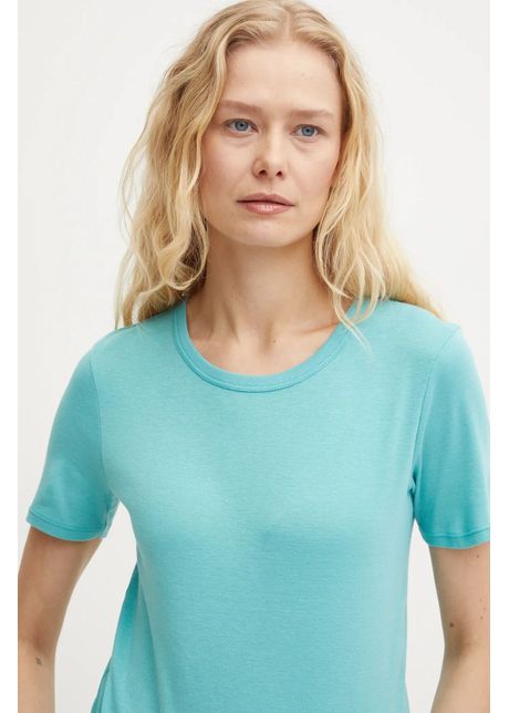 United colors of benetton tricou din bumbac femei culoarea violet 3ga2e16a0