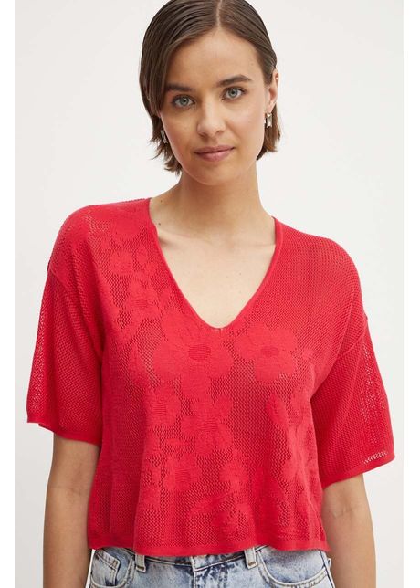 United colors of benetton tricou femei culoarea roz