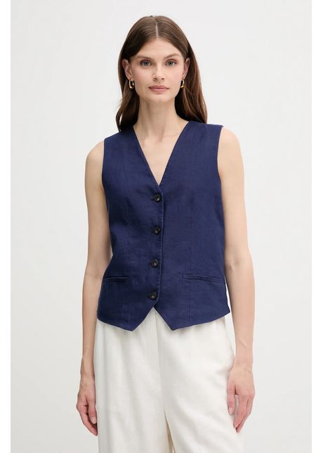 United colors of benetton vest de in culoarea bej un singur rand de nasturi