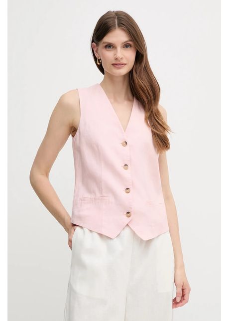 United colors of benetton vest de in culoarea bej un singur rand de nasturi