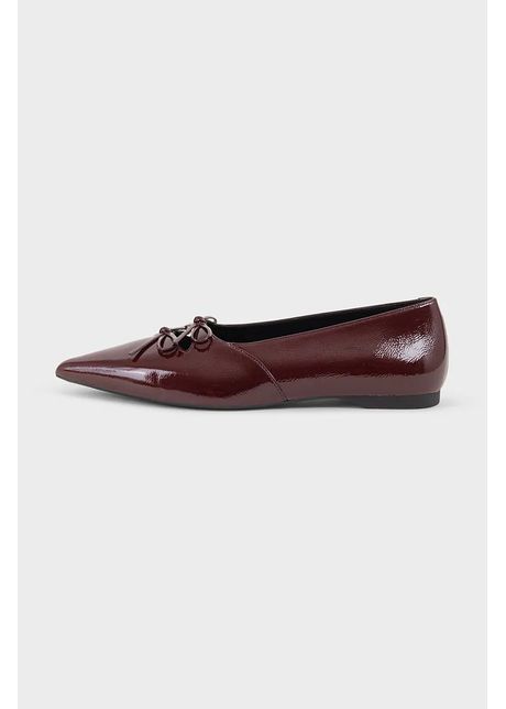 Vagabond shoemakers balerini de piele hermine culoarea bordo 5933 160 38