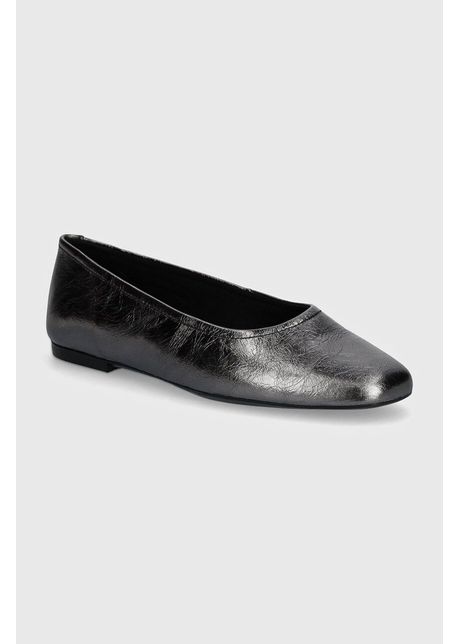 Vagabond shoemakers balerini de piele jolin culoarea argintiu 5508 083 66