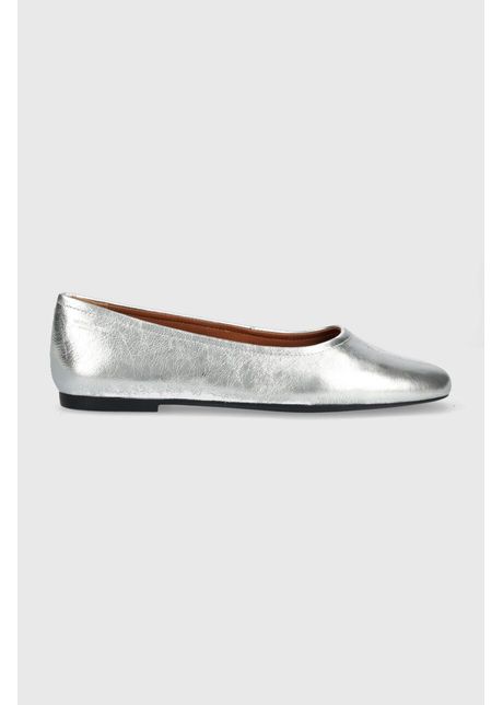 Vagabond shoemakers balerini de piele jolin culoarea argintiu 5508 083 79
