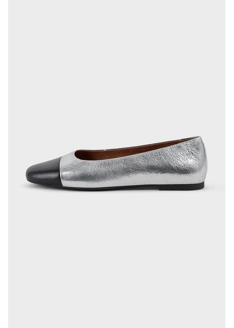 Vagabond shoemakers balerini de piele jolin culoarea argintiu 5508 619 72
