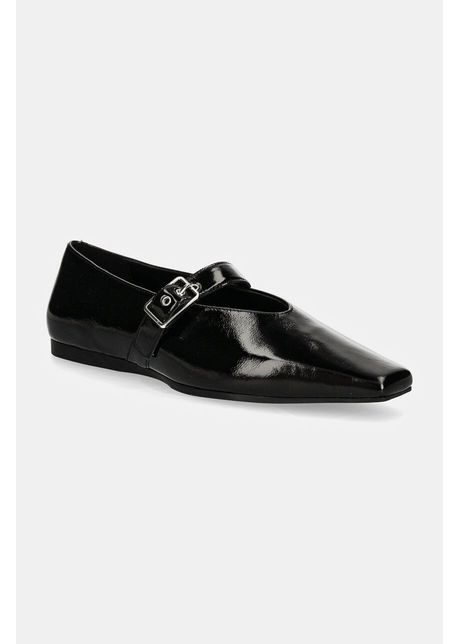 Vagabond shoemakers balerini de piele wioletta culoarea negru 5701 260 20