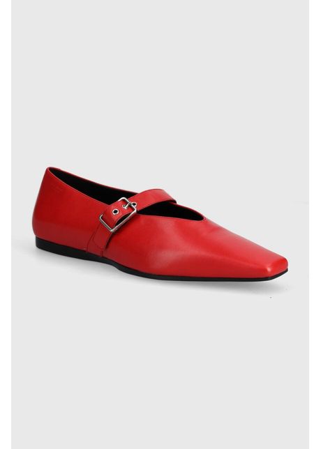 Vagabond shoemakers balerini de piele wioletta culoarea rosu