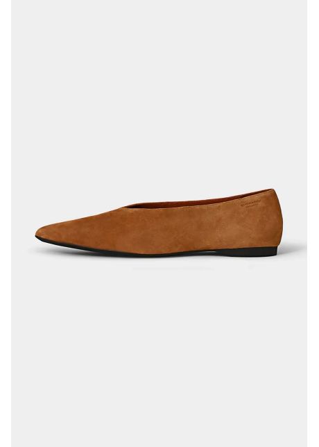 Vagabond shoemakers balerini din piele intoarsa hermine culoarea maro 5933 040 14