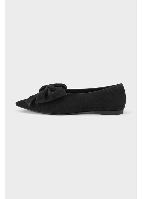 Vagabond shoemakers balerini din piele intoarsa hermine culoarea negru 5933 240 20