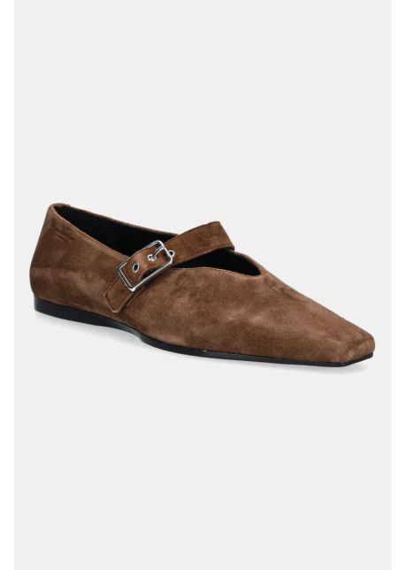 Vagabond shoemakers balerini din piele intoarsa wioletta culoarea maro 5701 240 89