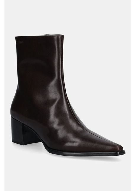 Vagabond Shoemakers cizme de piele GISELLE culoarea maro, cu toc drept, 5854-001-35
