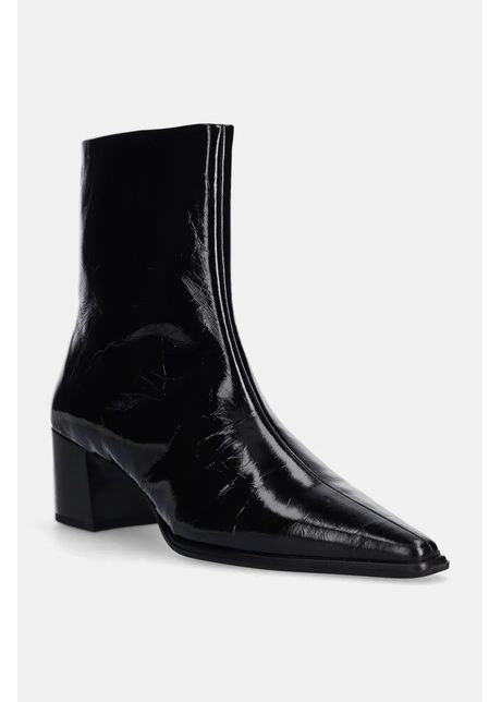Vagabond shoemakers cizme de piele giselle femei culoarea negru cu toc drept 5854 060 20